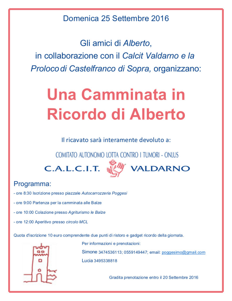 Camminata per alberto 2016