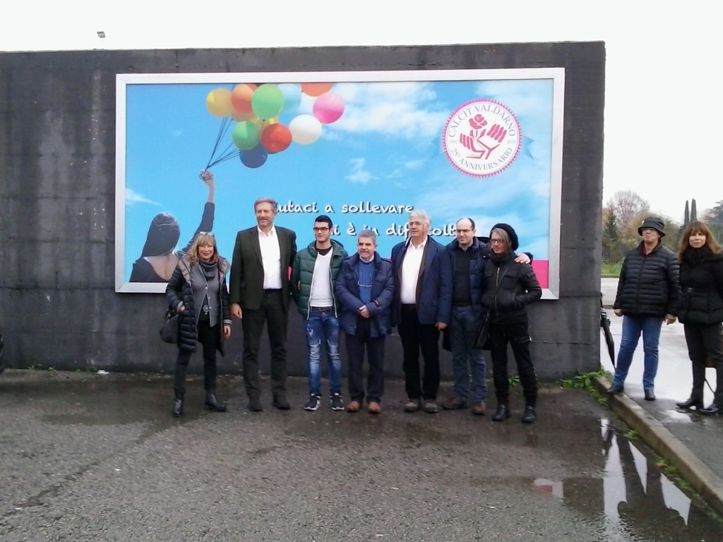 18.11.2016: Inaugurazione cartelloni per il 25° C.A.I.C.I.T. Valdarno elaborati dalla 5LA del Liceo Artistico Ist. Magiotti di Montevarchi.